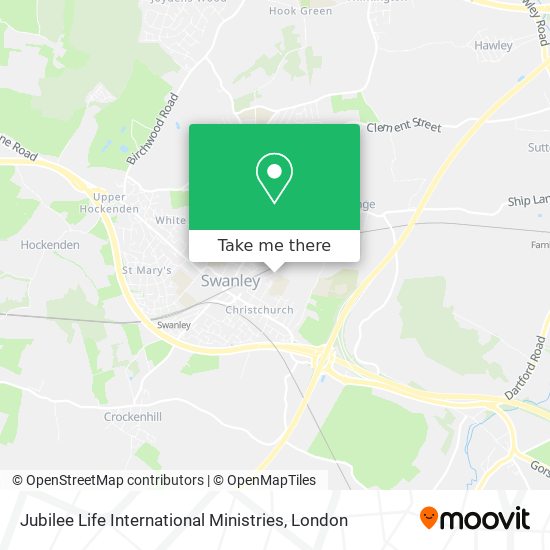 Jubilee Life International Ministries map