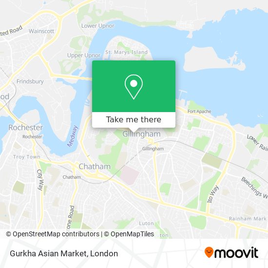 Gurkha Asian Market map