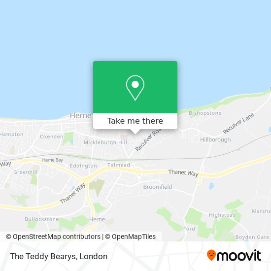 The Teddy Bearys map
