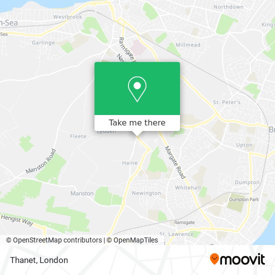 Thanet map