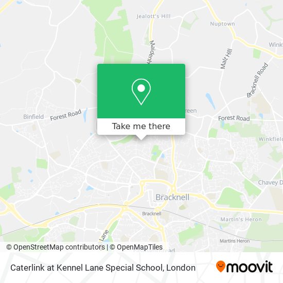Caterlink at Kennel Lane Special School map