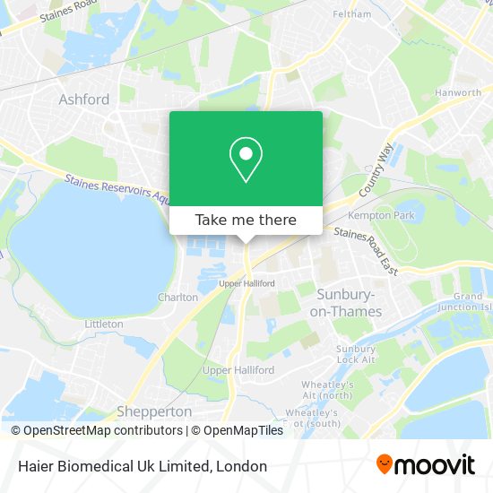 Haier Biomedical Uk Limited map