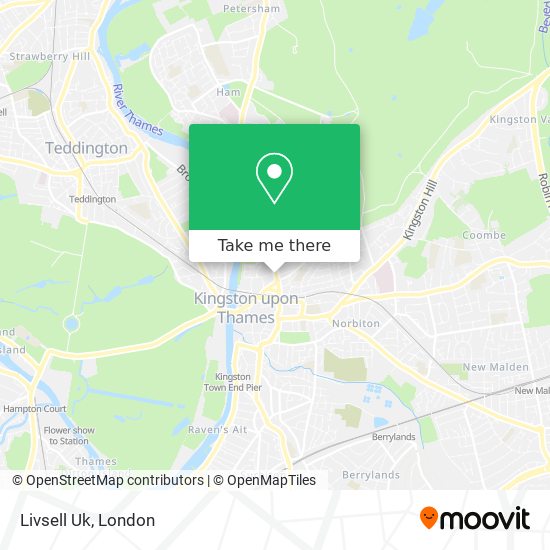 Livsell Uk map