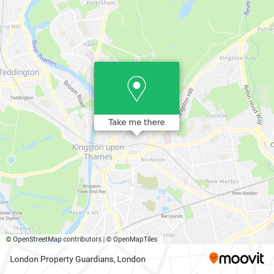 London Property Guardians map
