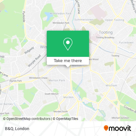 B&Q map