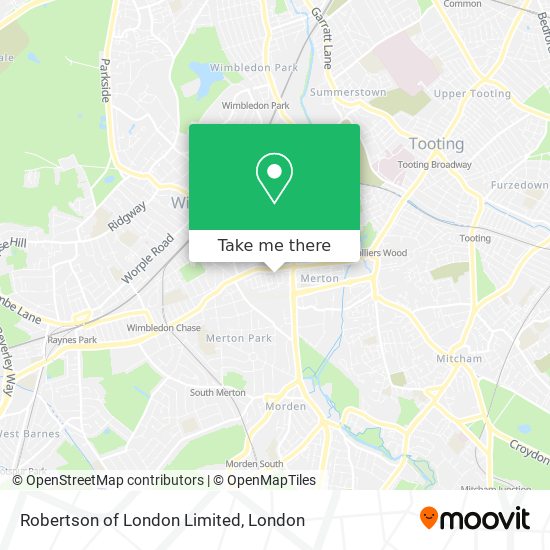 Robertson of London Limited map