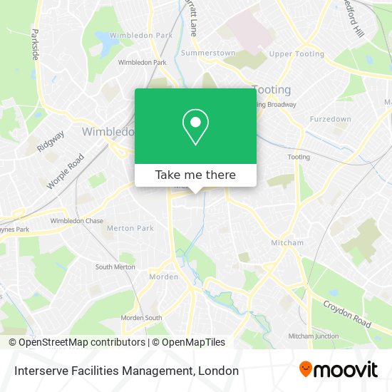 Interserve Facilities Management map