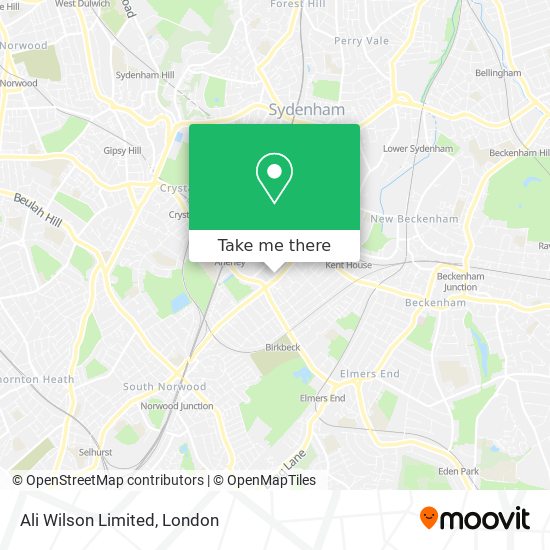 Ali Wilson Limited map