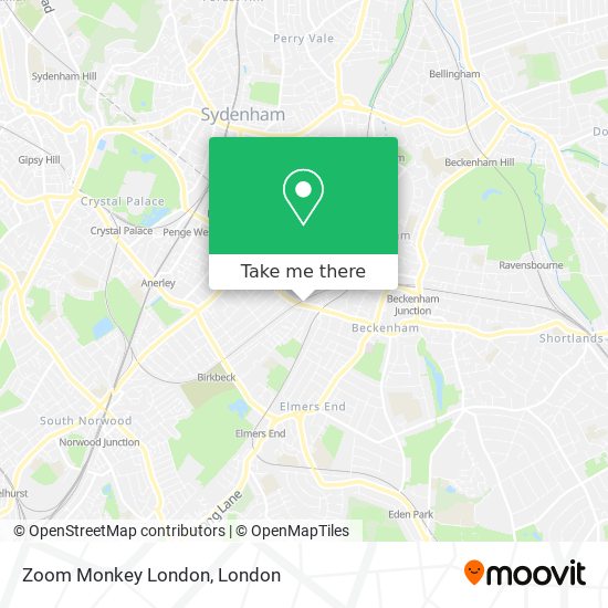 Zoom Monkey London map
