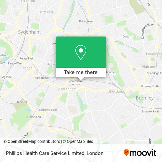 Phillips Health Care Service Limited map