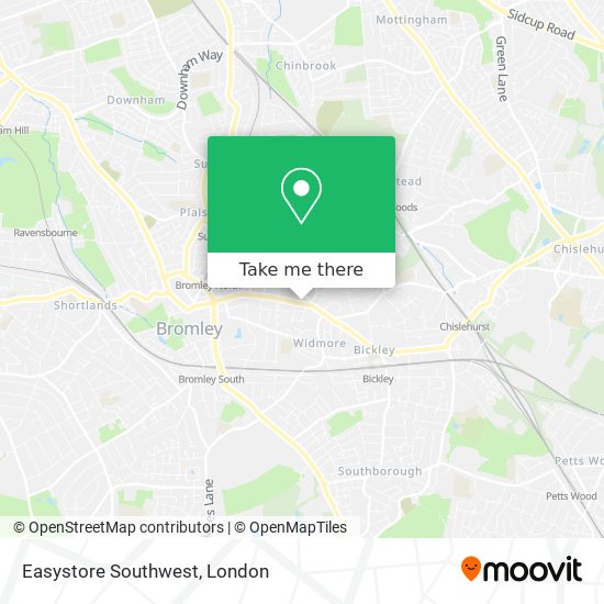 Easystore Southwest map