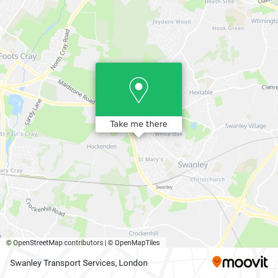 Swanley Transport Services map