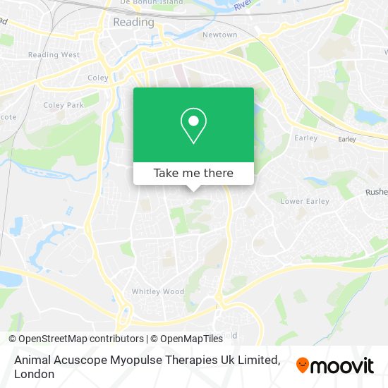 Animal Acuscope Myopulse Therapies Uk Limited map