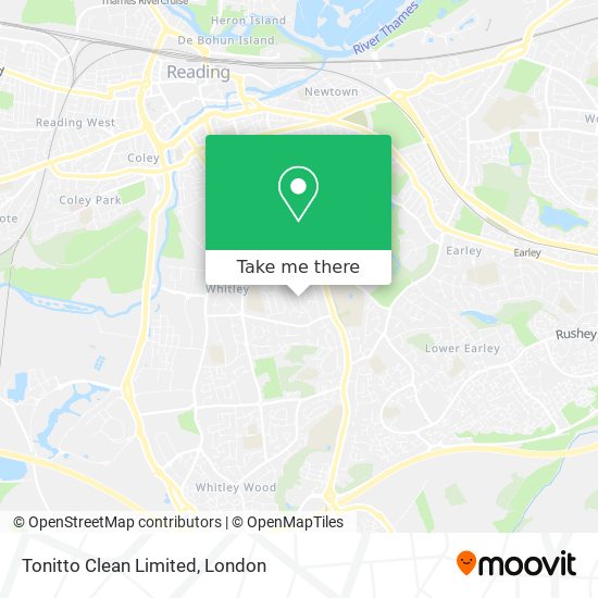 Tonitto Clean Limited map