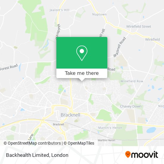 Backhealth Limited map