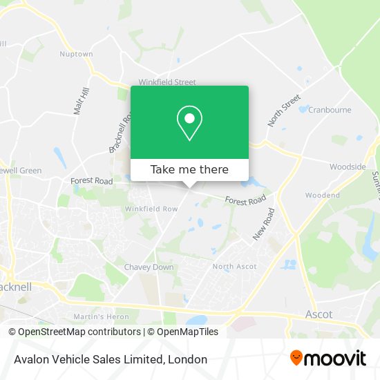 Avalon Vehicle Sales Limited map