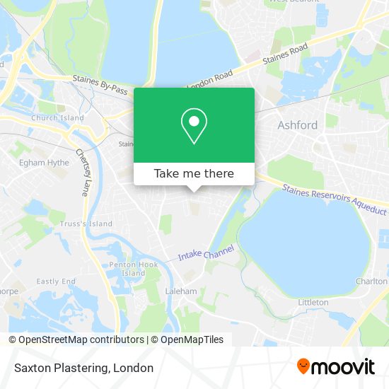 Saxton Plastering map