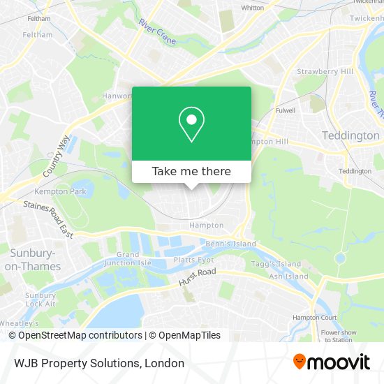 WJB Property Solutions map