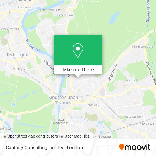 Canbury Consulting Limited map