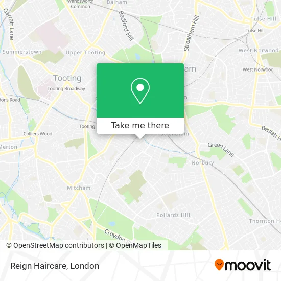 Reign Haircare map