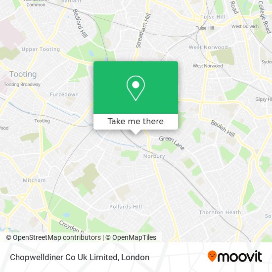 Chopwelldiner Co Uk Limited map