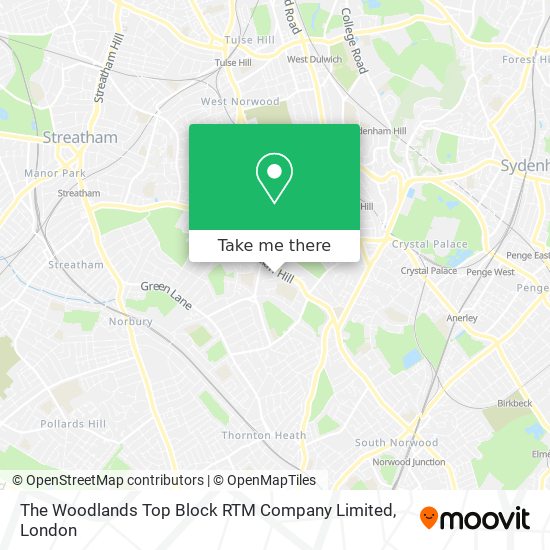 The Woodlands Top Block RTM Company Limited map