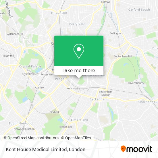 Kent House Medical Limited map