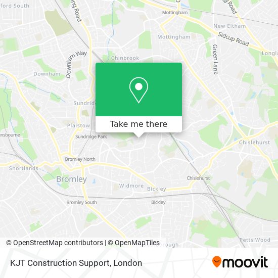 KJT Construction Support map