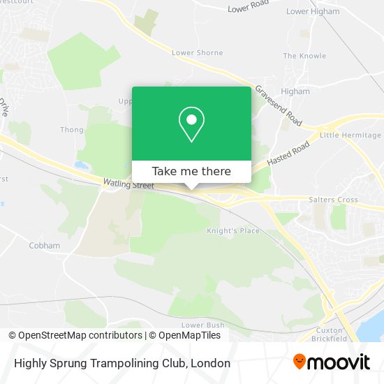 Highly Sprung Trampolining Club map