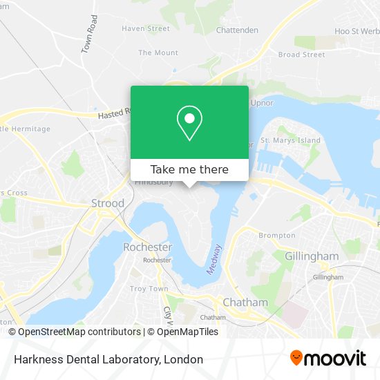 Harkness Dental Laboratory map