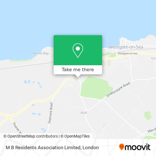 M B Residents Association Limited map