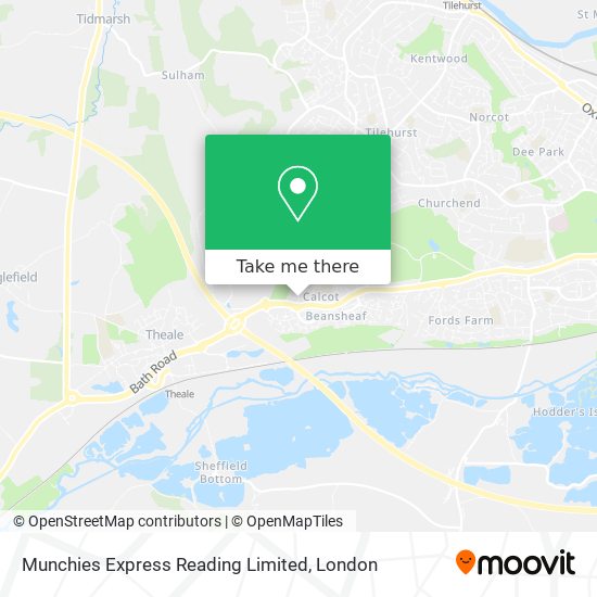 Munchies Express Reading Limited map