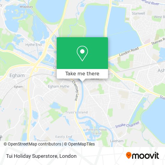 Tui Holiday Superstore map