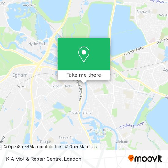 K A Mot & Repair Centre map