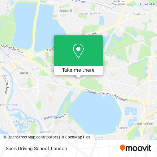 Sue's Driving School map