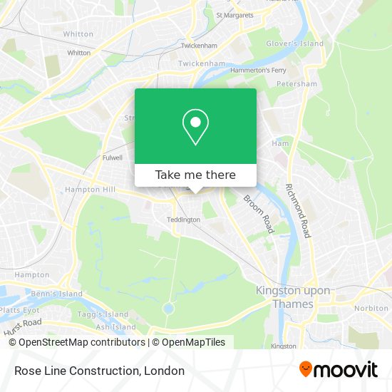 Rose Line Construction map