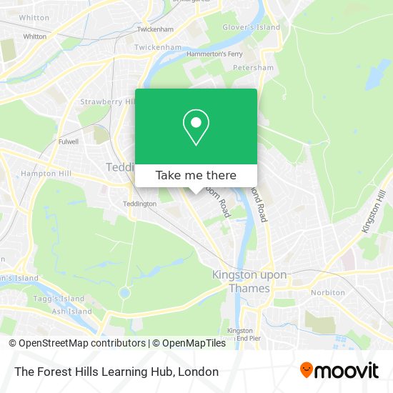 The Forest Hills Learning Hub map