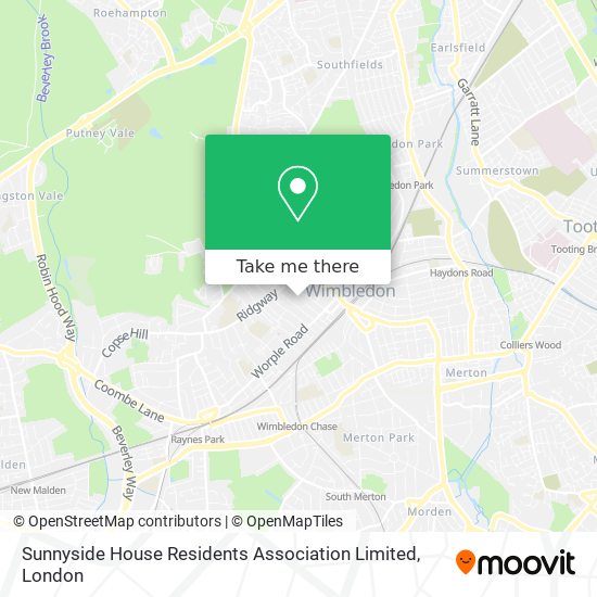 Sunnyside House Residents Association Limited map