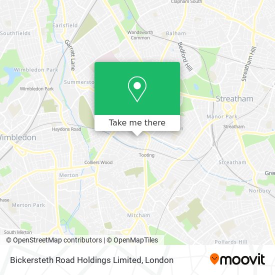 Bickersteth Road Holdings Limited map