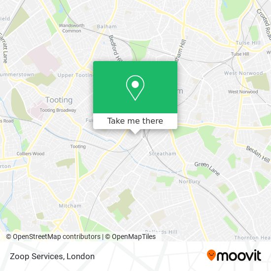 Zoop Services map