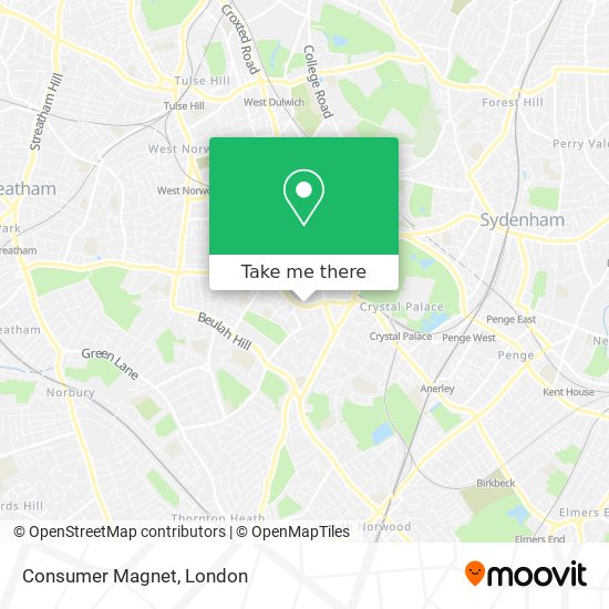 Consumer Magnet map