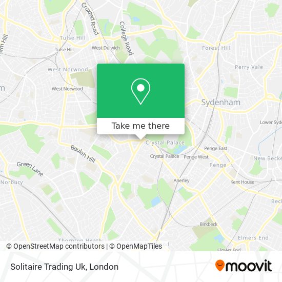 Solitaire Trading Uk map
