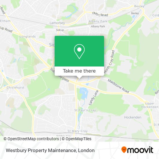Westbury Property Maintenance map