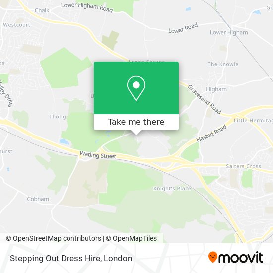 Stepping Out Dress Hire map