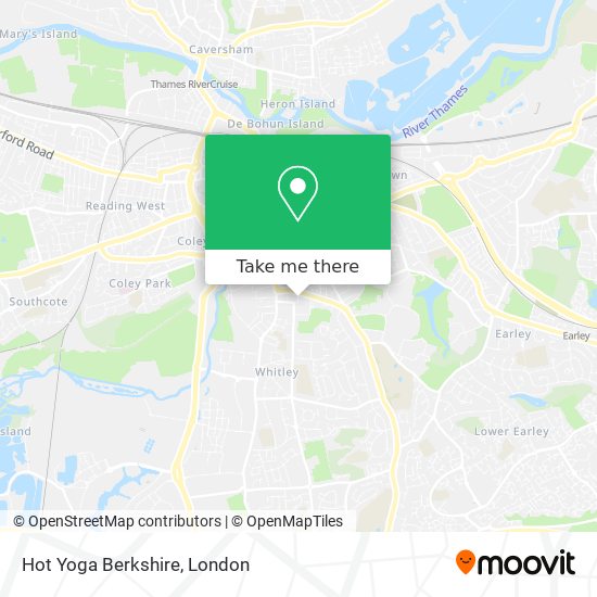Hot Yoga Berkshire map