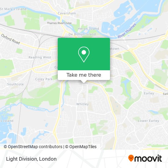 Light Division map