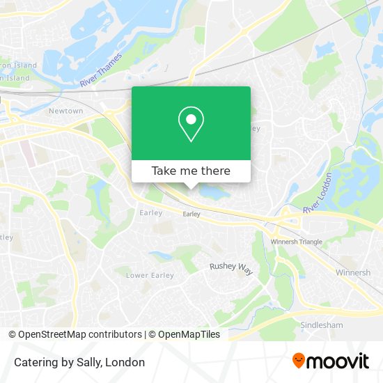 Catering by Sally map