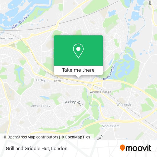 Grill and Griddle Hut map
