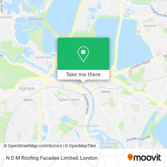 N D M Roofing Facades Limited map