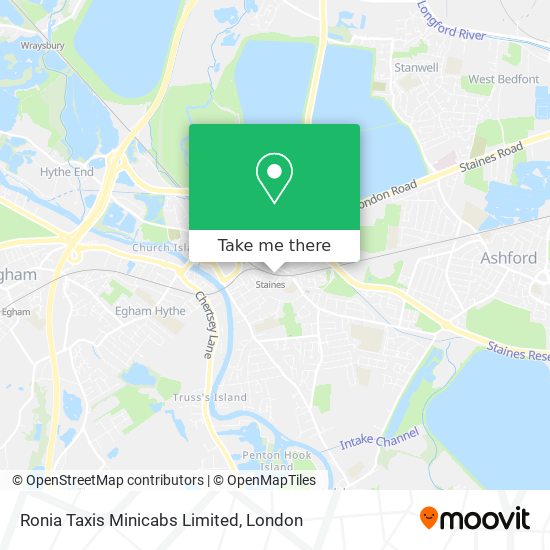 Ronia Taxis Minicabs Limited map